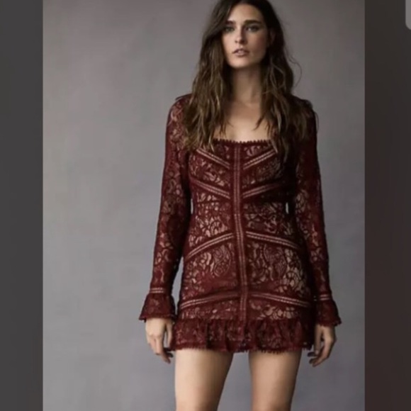For Love And Lemons Dresses & Skirts - For Love and Lemons Emerie Lace Mini Dress XS EUC